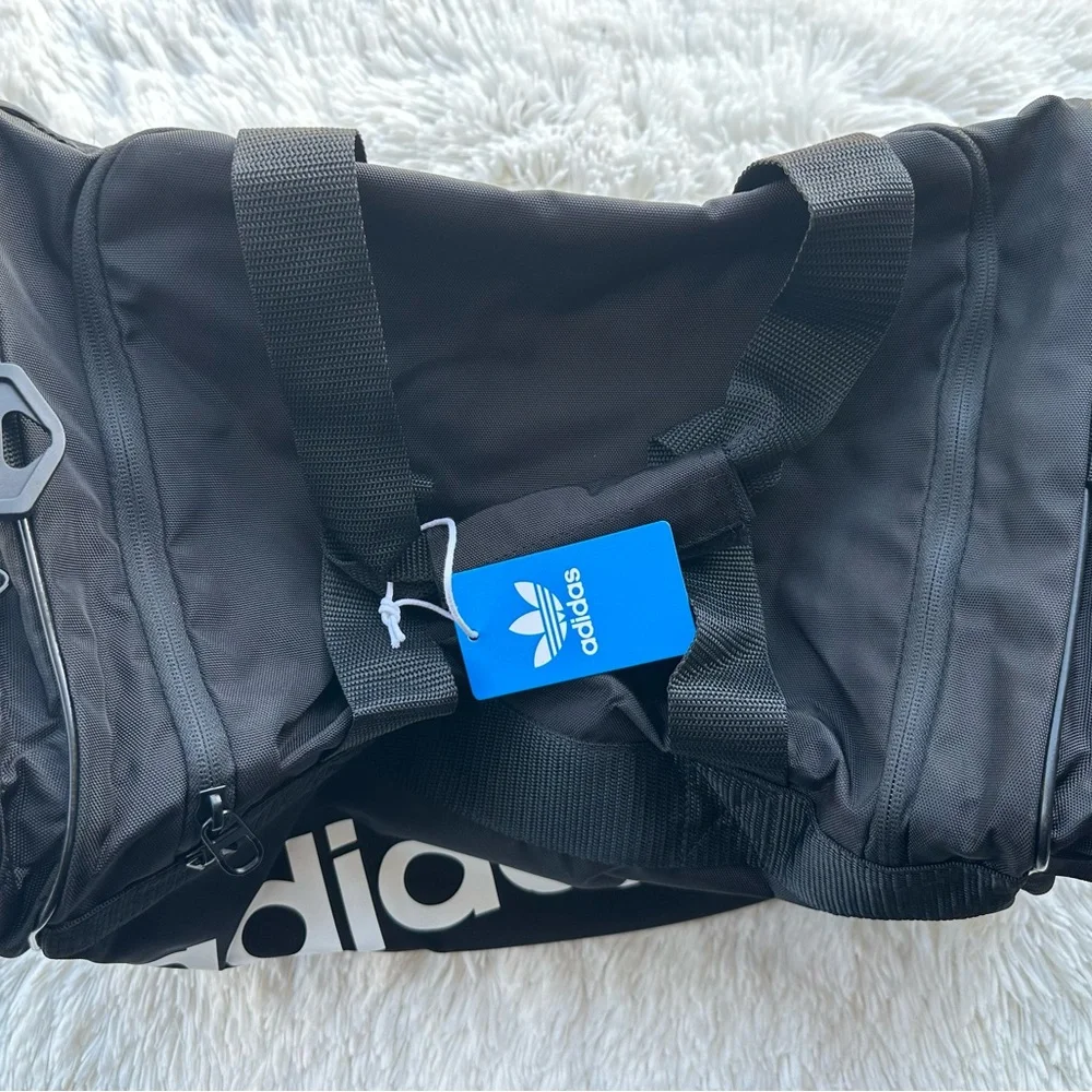 adidas Originals Black Santiago 2.0 Duffel Bag #CL5436